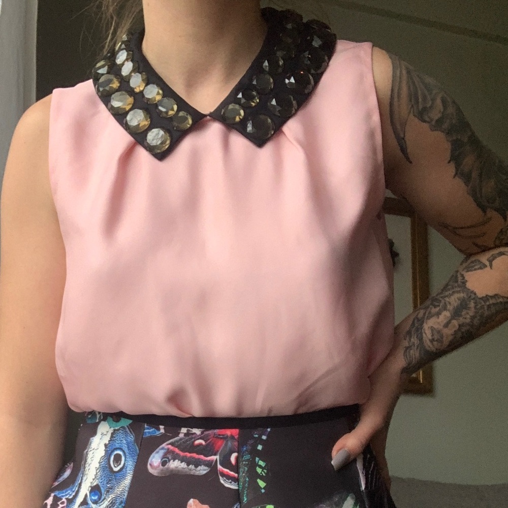 Kate Spade Jewelled Sleeveless Blouse